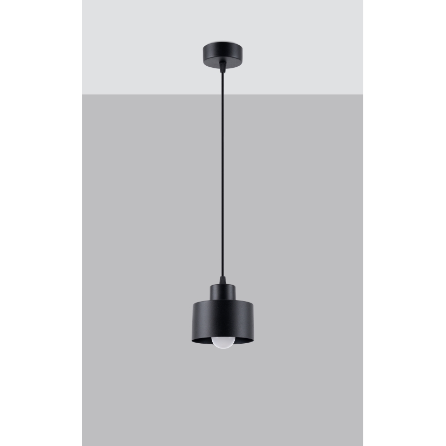 Pendel SAVAR 1xE27/60W/230V sort