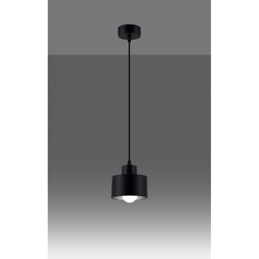 Pendel SAVAR 1xE27/60W/230V sort