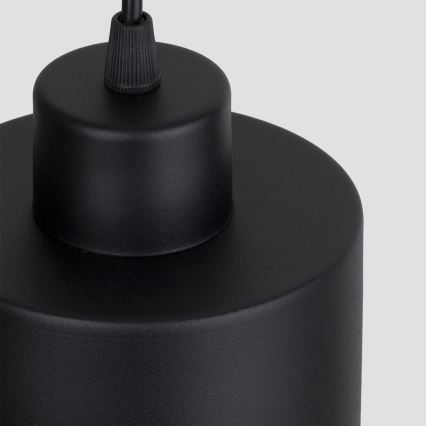 Loftlampe på kabel SAVAR 3xE27/60W/230V sort