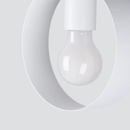 Loftlampe på kabel TITRAN 1xE27/60W/230V hvid