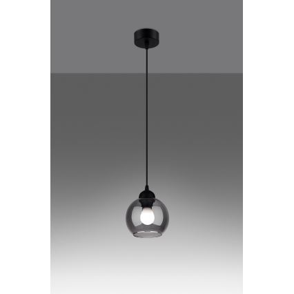 Pendel ALINO 1xE27/60W/230V sort