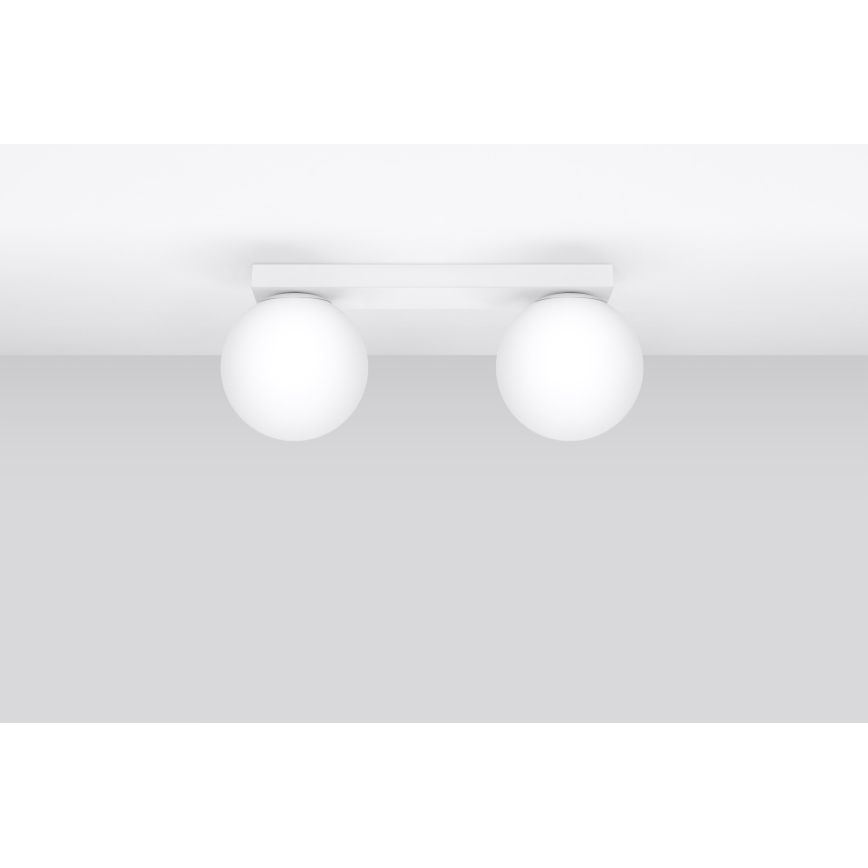 Loftlampe YOLI 2xG9/12W/230V hvid
