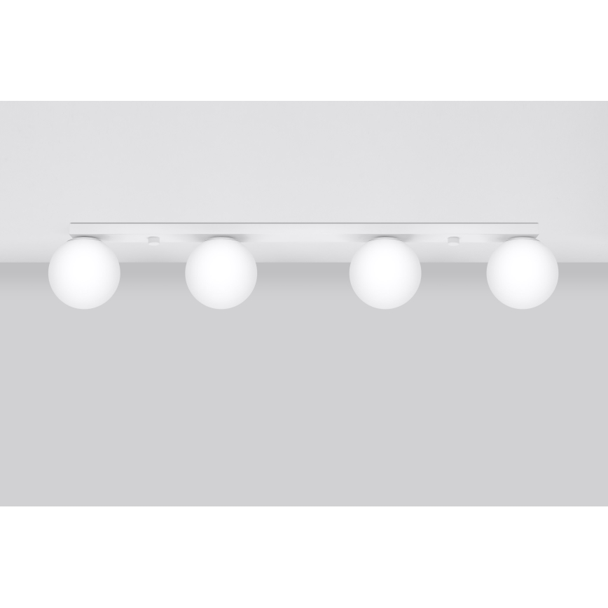 Loftlampe YOLI 4xG9/12W/230V hvid