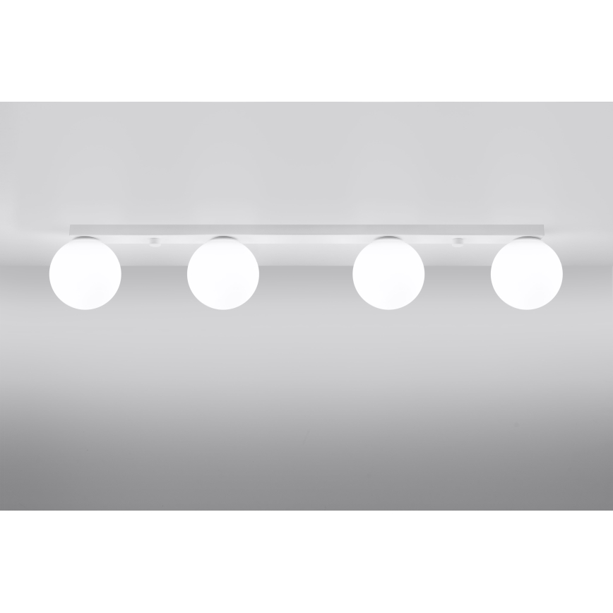 Loftlampe YOLI 4xG9/12W/230V hvid