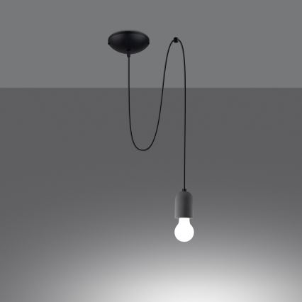Pendel NESO 1xE27/15W/230V edderkop beton