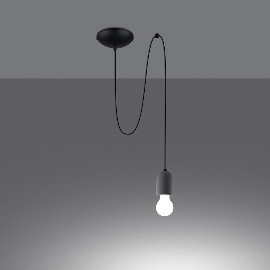 Pendel NESO 1xE27/15W/230V edderkop beton