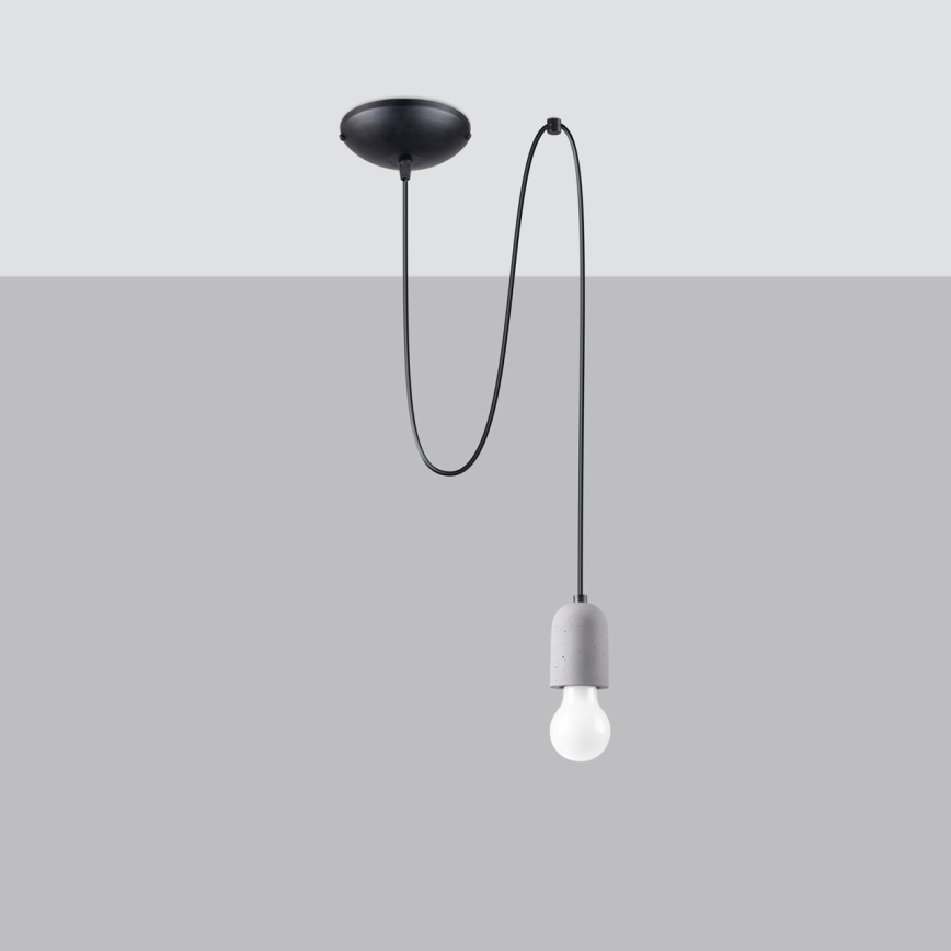 Pendel NESO 1xE27/15W/230V edderkop beton