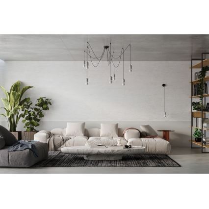 Pendel NESO 5xE27/15W/230V edderkop beton