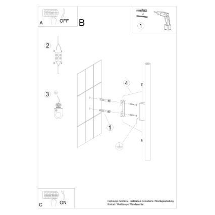 Væglampe PASTELO 2xG9/8W/230V hvid