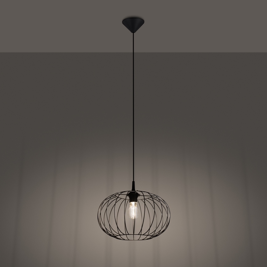 Pendel TSUNO 1xE27/15W/230V sort