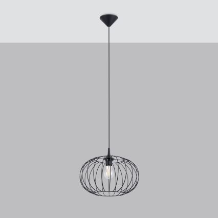 Pendel TSUNO 1xE27/15W/230V sort