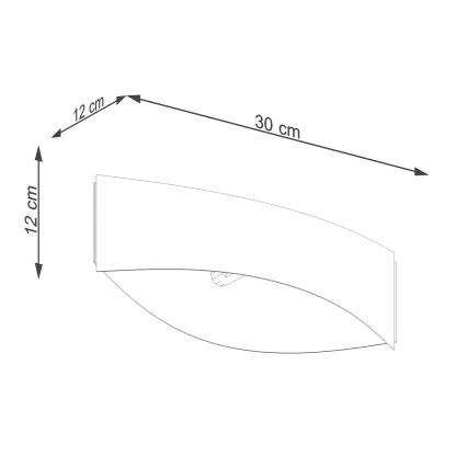 Væglampe TONI 1xG9/8W/230V hvid