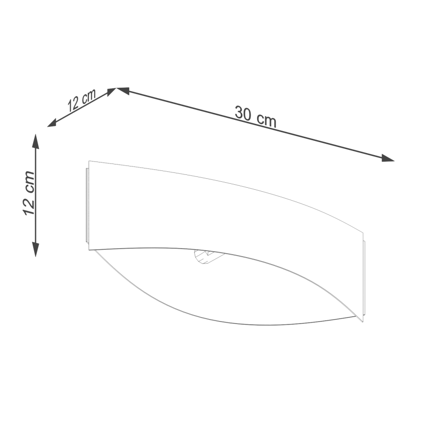 Væglampe TONI 1xG9/8W/230V sort