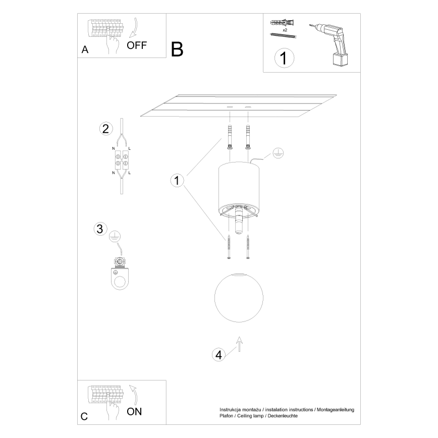 Spotlampe BOOMO 1xG9/8W/230V bøg