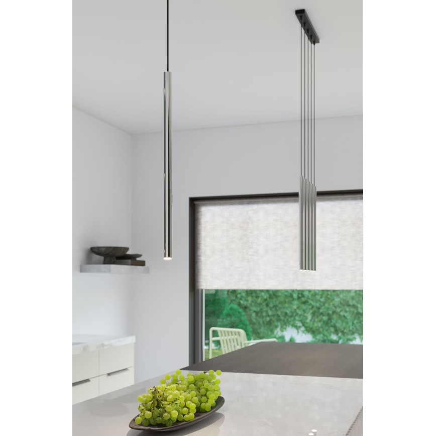 Pendel PASTELO 1xG9/8W/230V skinnende krom