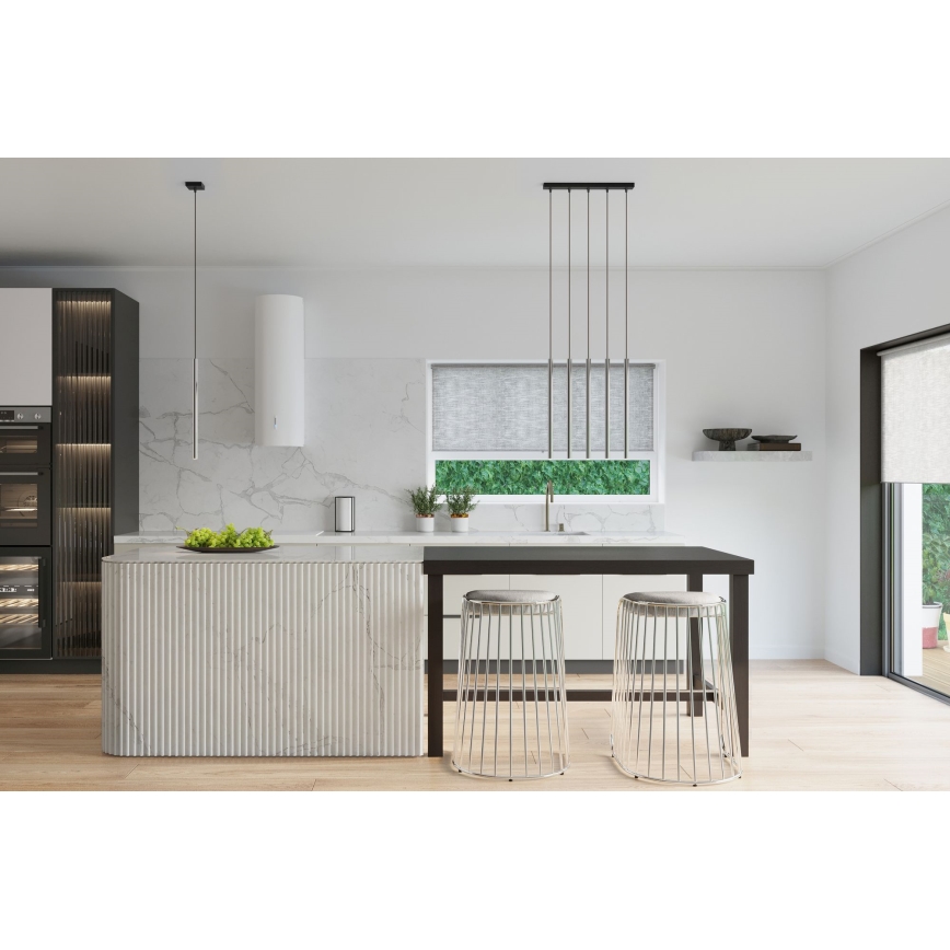 Pendel PASTELO 1xG9/8W/230V skinnende krom