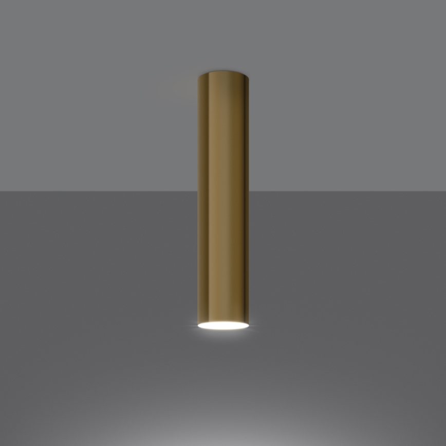 Spotlampe LAGOS 1xGU10/10W/230V 30 cm guldfarvet