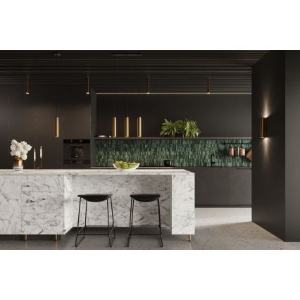 Spotlampe LAGOS 1xGU10/10W/230V 30 cm guldfarvet