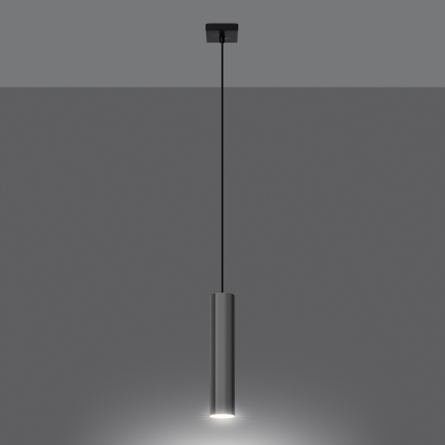Pendel LAGOS 1xGU10/10W/230V skinnende krom