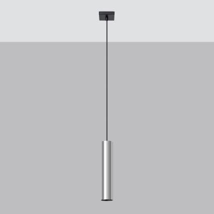 Pendel LAGOS 1xGU10/10W/230V skinnende krom