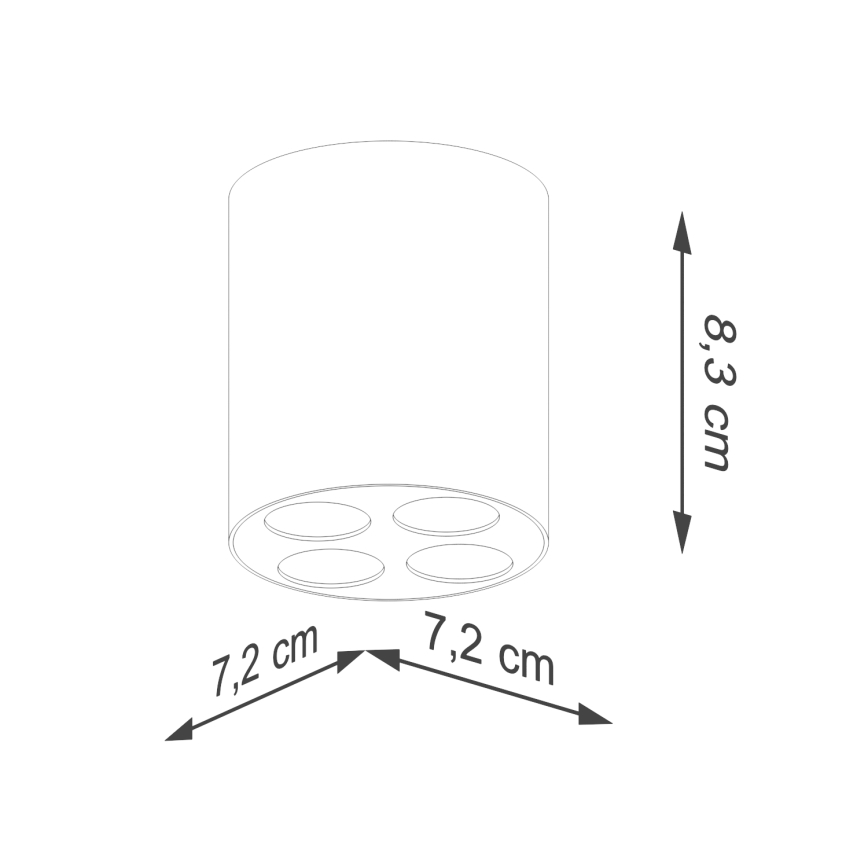 LED spotlampe ZOE LED/9W/230V hvid