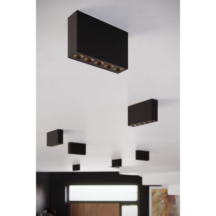 LED spotlampe SOLE LED/11W/230V sort