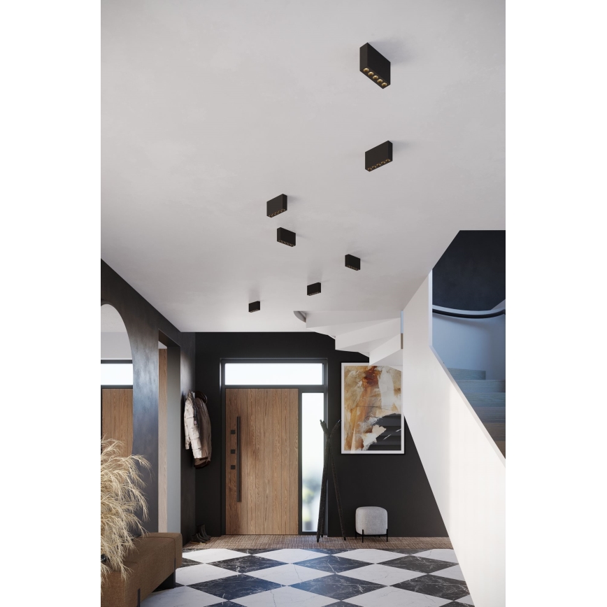 LED spotlampe SOLE LED/11W/230V sort