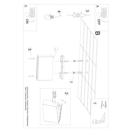 LED spotlampe SOLE LED/11W/230V sort