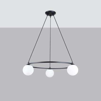 Pendel YOLI 3xG9/8W/230V sort