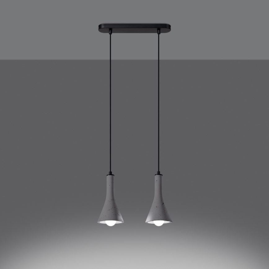 Pendel REA 2xE14/12W/230V beton