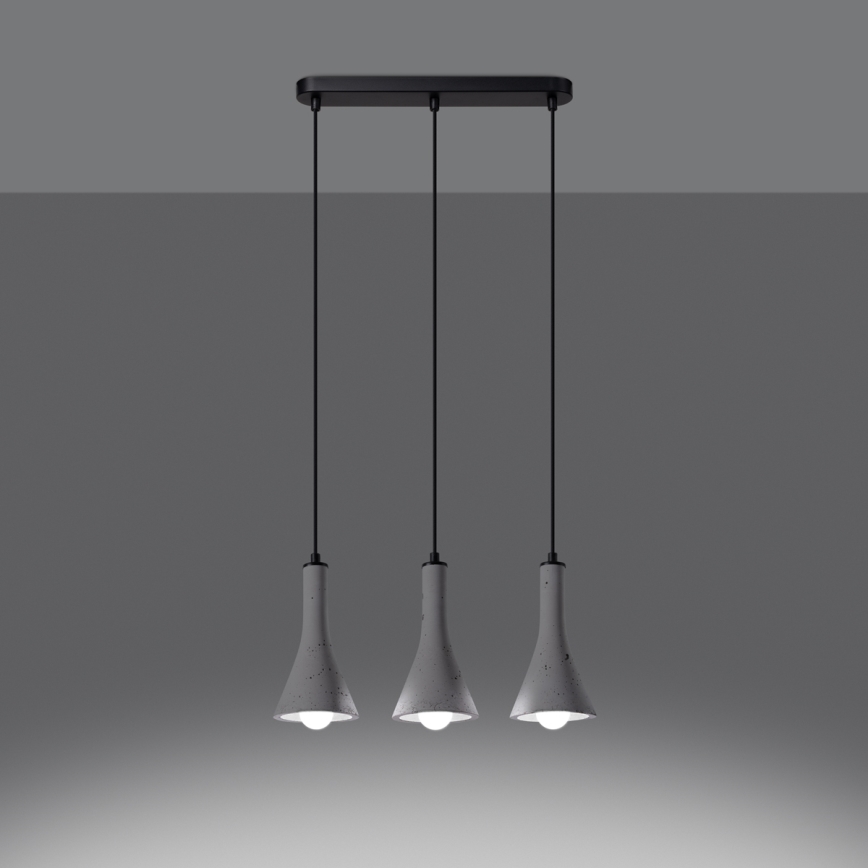Pendel REA 3xE14/12W/230V beton
