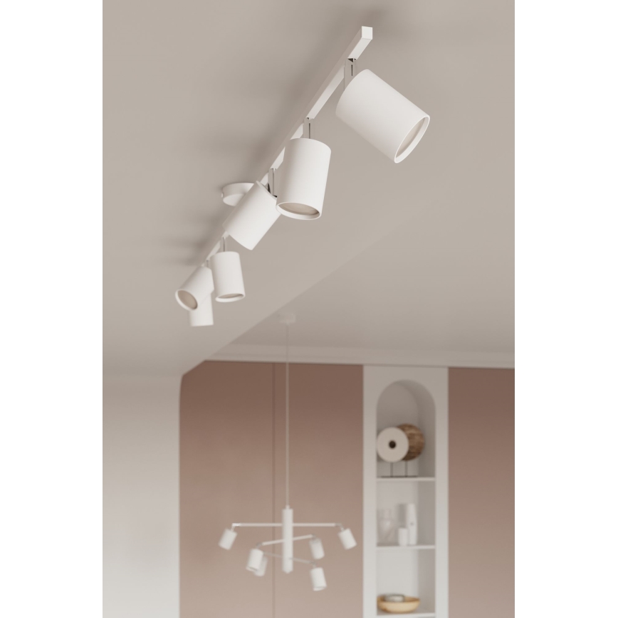 Spotlampe LEMMI 4xGU10/10W/230V hvid