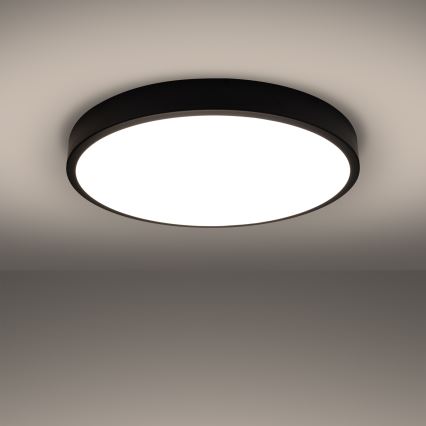 LED-loftlampe ONYX LED/48W/230V Ø 60 cm sort