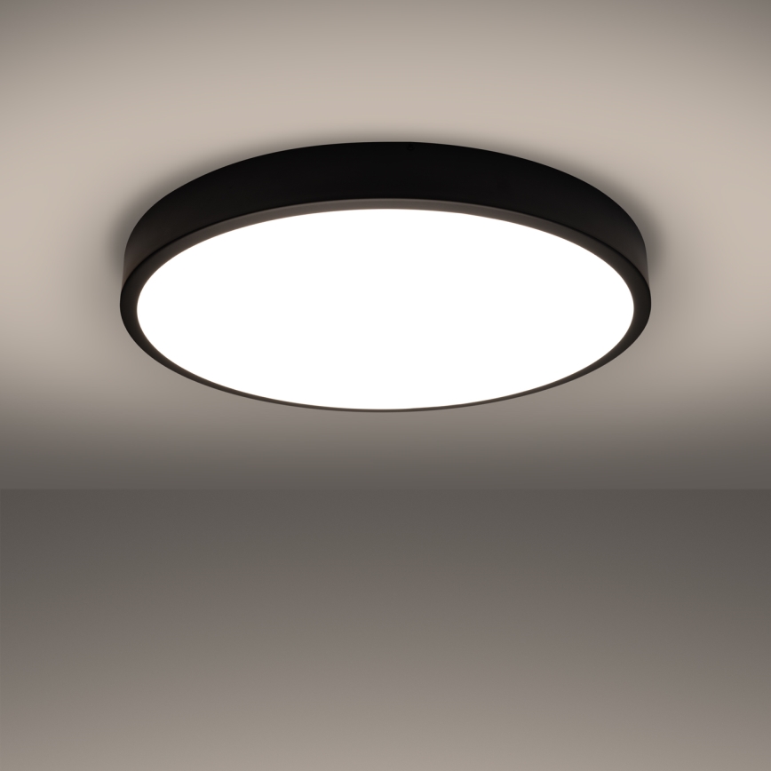 LED-loftlampe ONYX LED/48W/230V Ø 60 cm sort