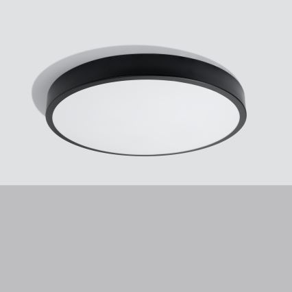 LED-loftlampe ONYX LED/48W/230V Ø 60 cm sort