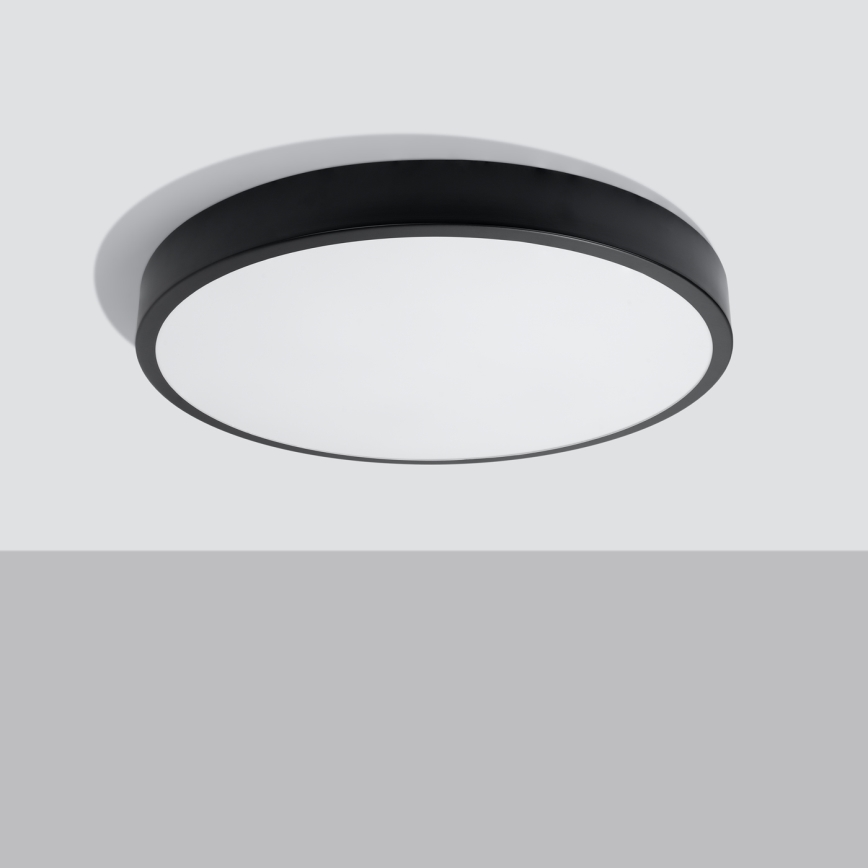 LED-loftlampe ONYX LED/48W/230V Ø 60 cm sort