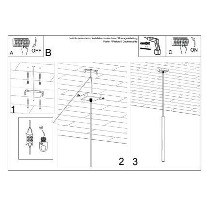 Pendel PASTELO 1xG9/8W/230V beton