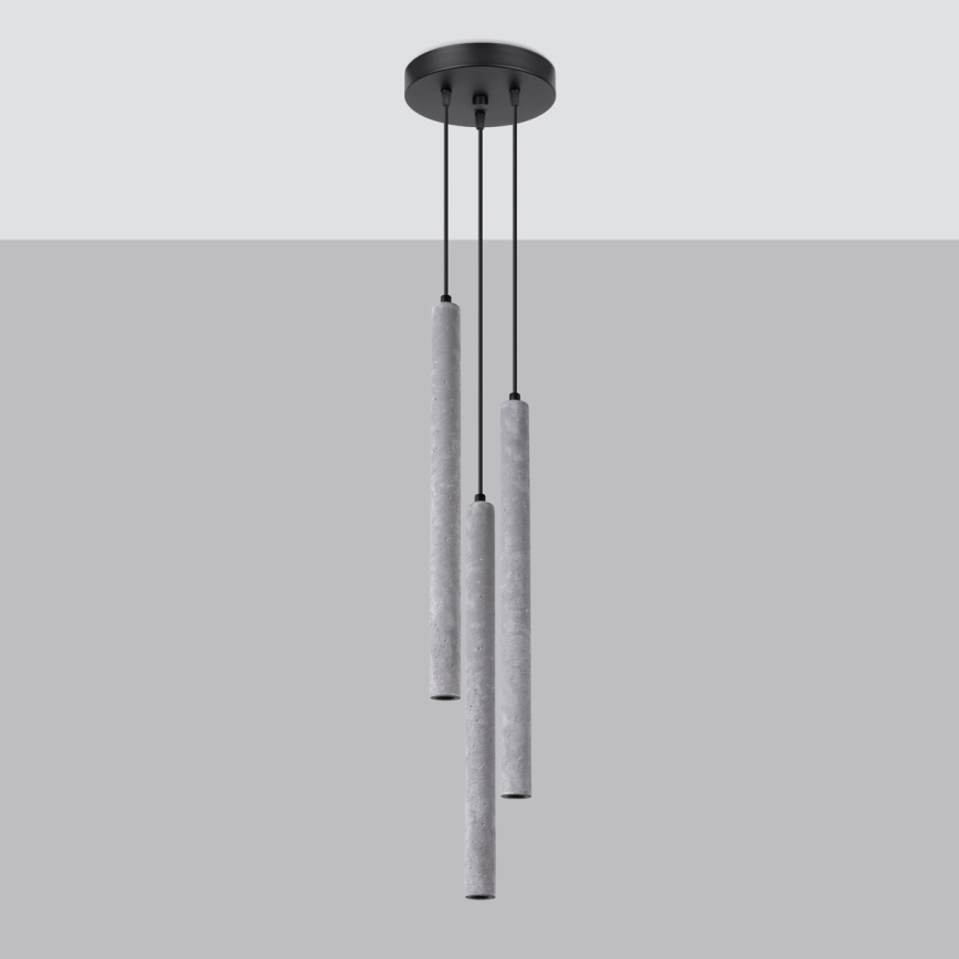 Pendel PASTELO 3xG9/8W/230V beton
