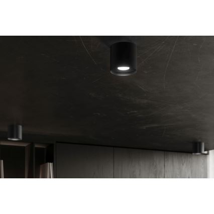 Spotlampe MIKA 1xGU10/10W/230V sort