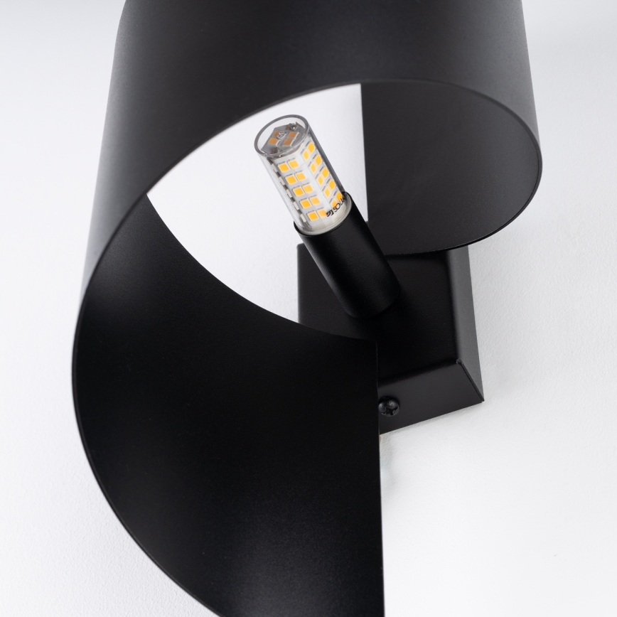 Væglampe TALASSA 1xG9/8W/230V sort