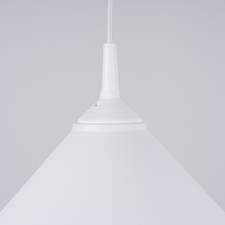 Pendel ZUMA 1xE27/15W/230V diameter 30 cm hvid