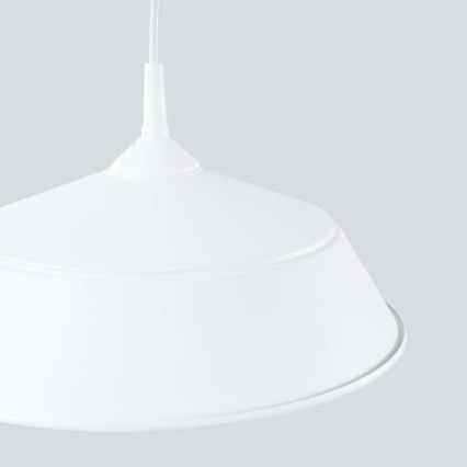 Pendel FRIKA 1xE27/15W/230V diameter 34 cm hvid