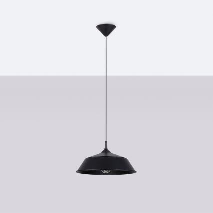 Pendel FRIKA 1xE27/15W/230V diameter 34 cm sort