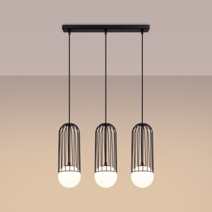 Pendel BRINA 3xG9/8W/230V sort