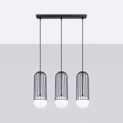Pendel BRINA 3xG9/8W/230V sort