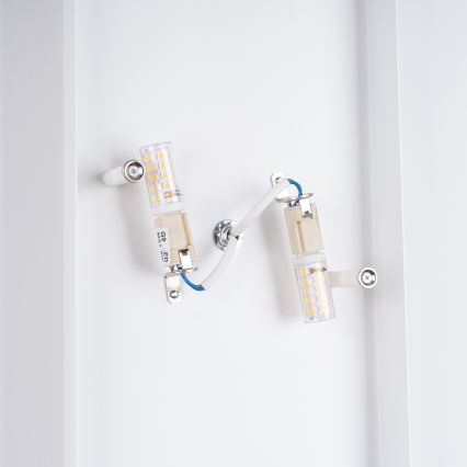 Væglampe DURLIN 2xG9/8W/230V hvid