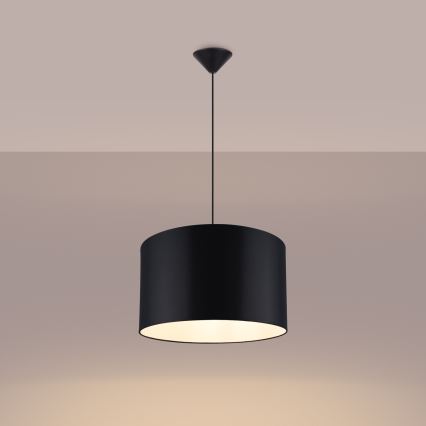 Pendel NOVA 1xE27/15W/230V diameter 40 cm sort