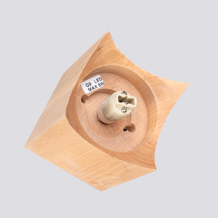 Spotlampe SOLIS 1xG9/8W/230V bøg