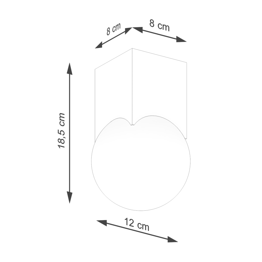 Spotlampe SOLIS 1xG9/8W/230V bøg