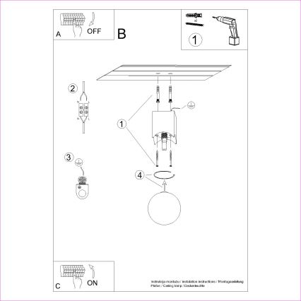 Spotlampe SOLIS 1xG9/8W/230V bøg